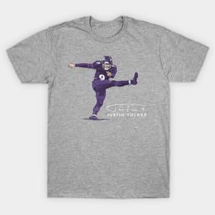 Justin Tucker Baltimore Golden Leg T-Shirt